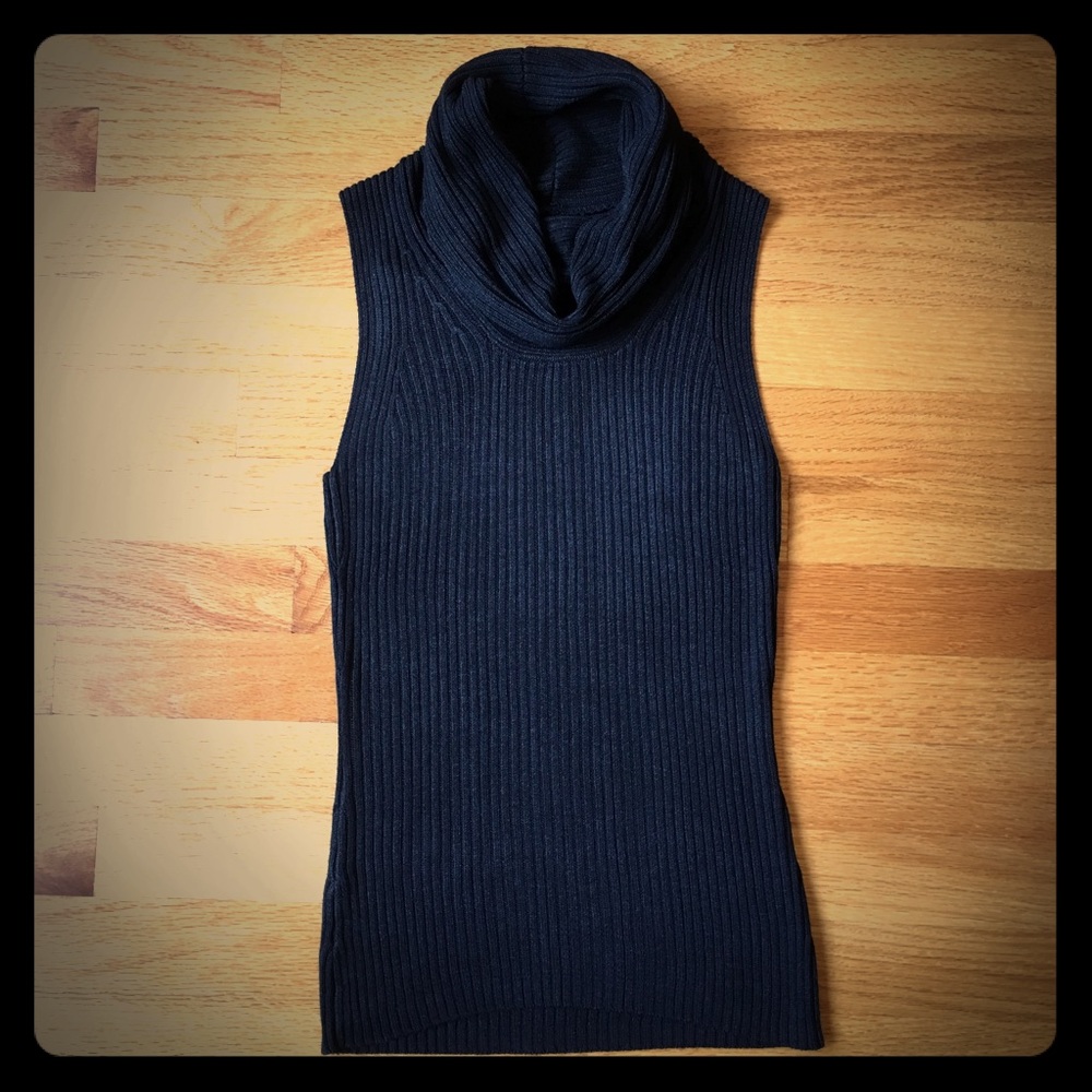 Banana Republic Silk Cowl Neck Sweater Dleeveless